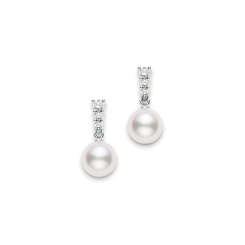 Carave Paris Pearl Bar Drop Earrings