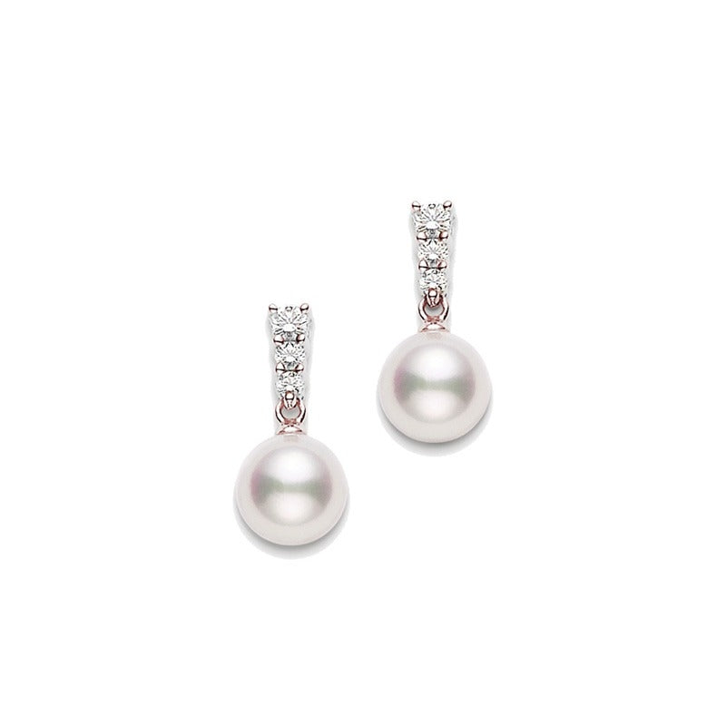 Carave Paris Pearl Bar Drop Earrings