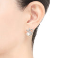 Carave Paris Pearl Bow Stud Earrings