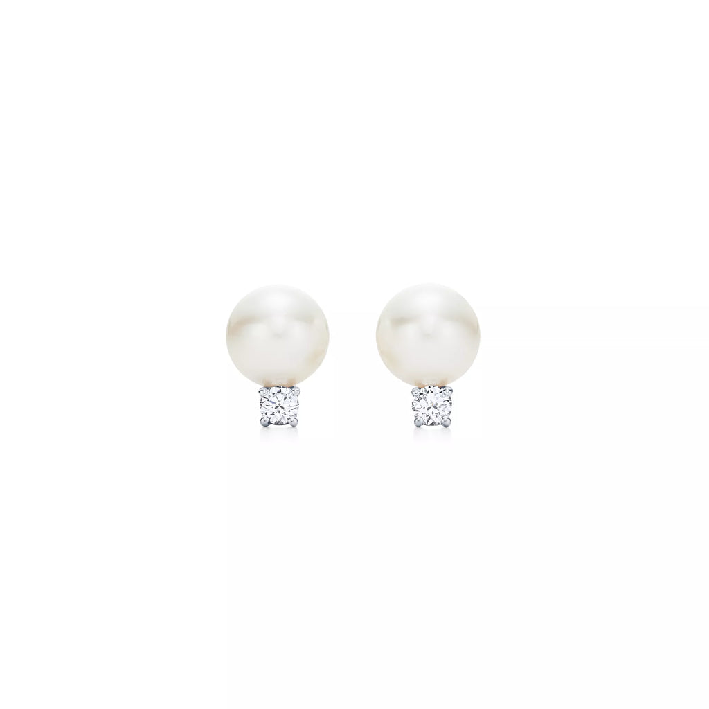 Carave Paris Pearl & Diamond Accent Stud Earring