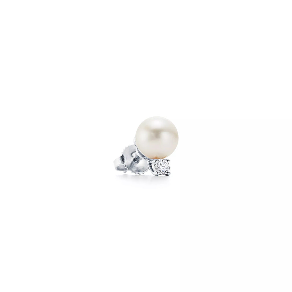 Carave Paris Pearl & Diamond Accent Stud Earring
