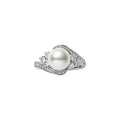Carave Paris Pearl & Diamond Bypass Ring