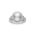Carave Paris Pearl & Diamond Cluster Ring
