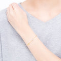 Carave Paris Pearl & Floral Motif Chain Bracelet