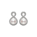Carave Paris Pearl Halo Drop Earrings