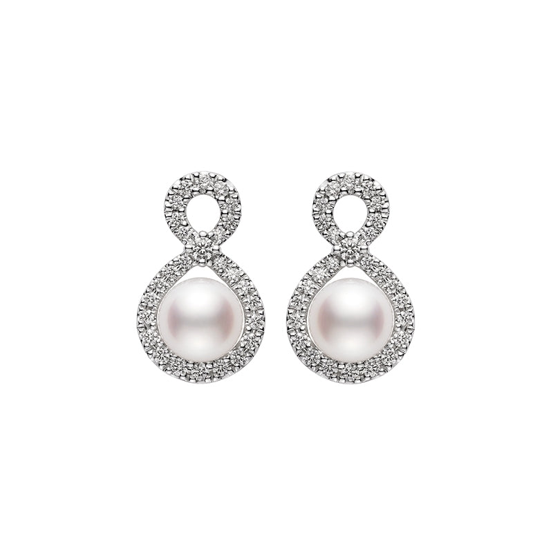 Carave Paris Pearl Halo Drop Earrings