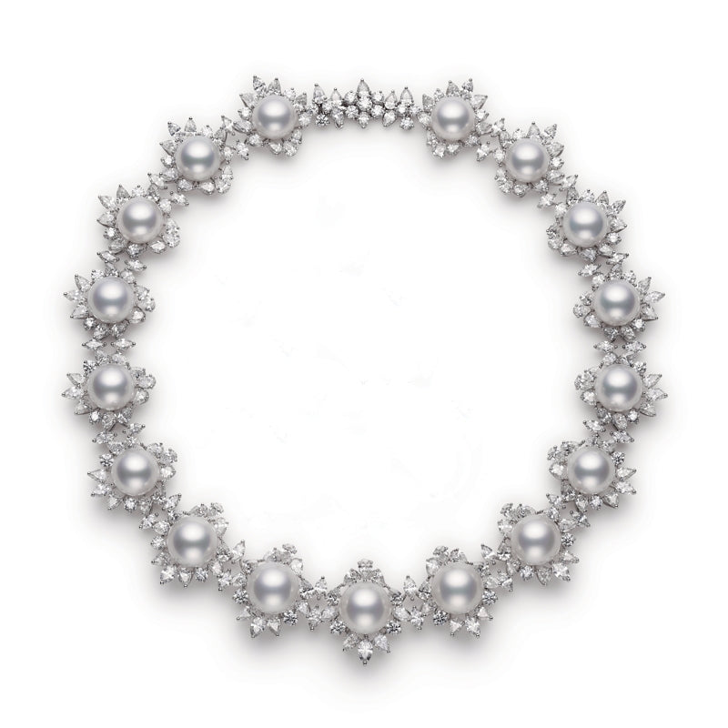 Carave Paris Pearl Halo Statement Necklace