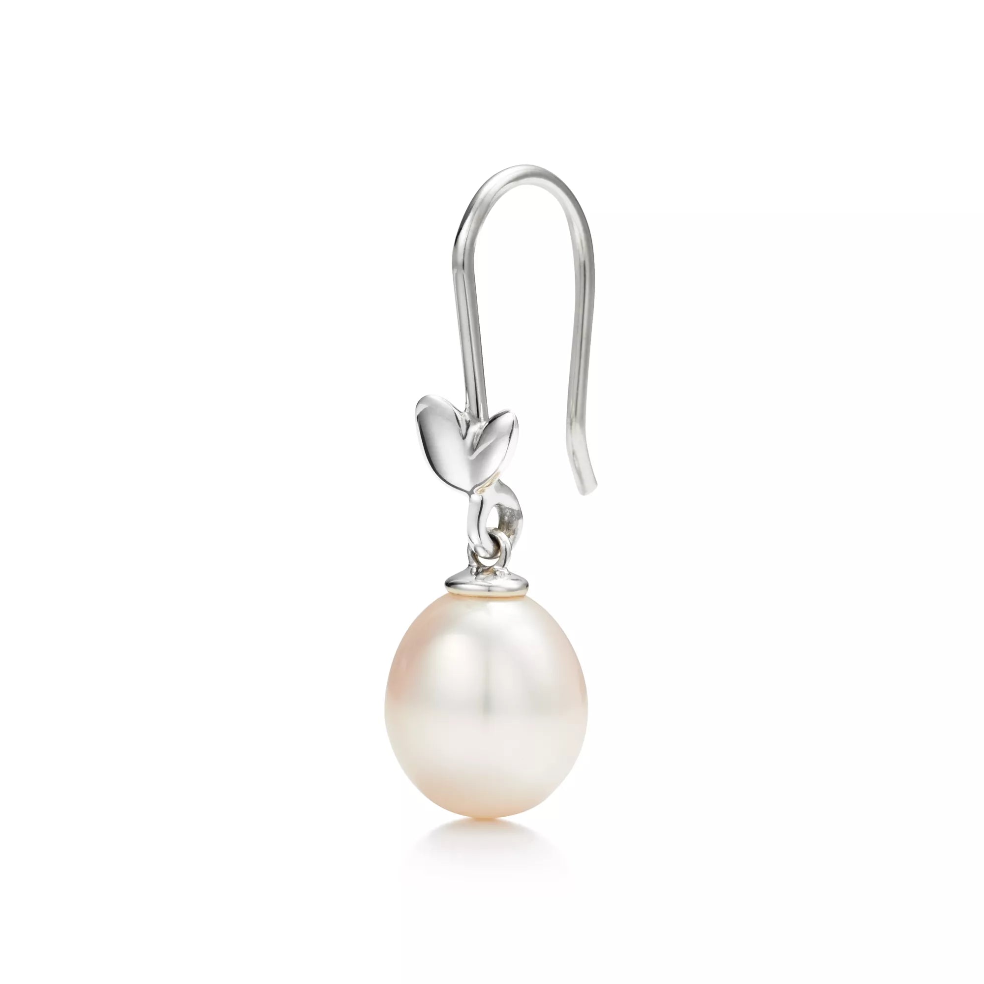 Carave Paris Pearl Heart Drop Earrings