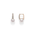 Carave Paris Pearl Huggie Drop Earrings