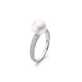 Carave Paris Pearl Pavé Diamond Ring