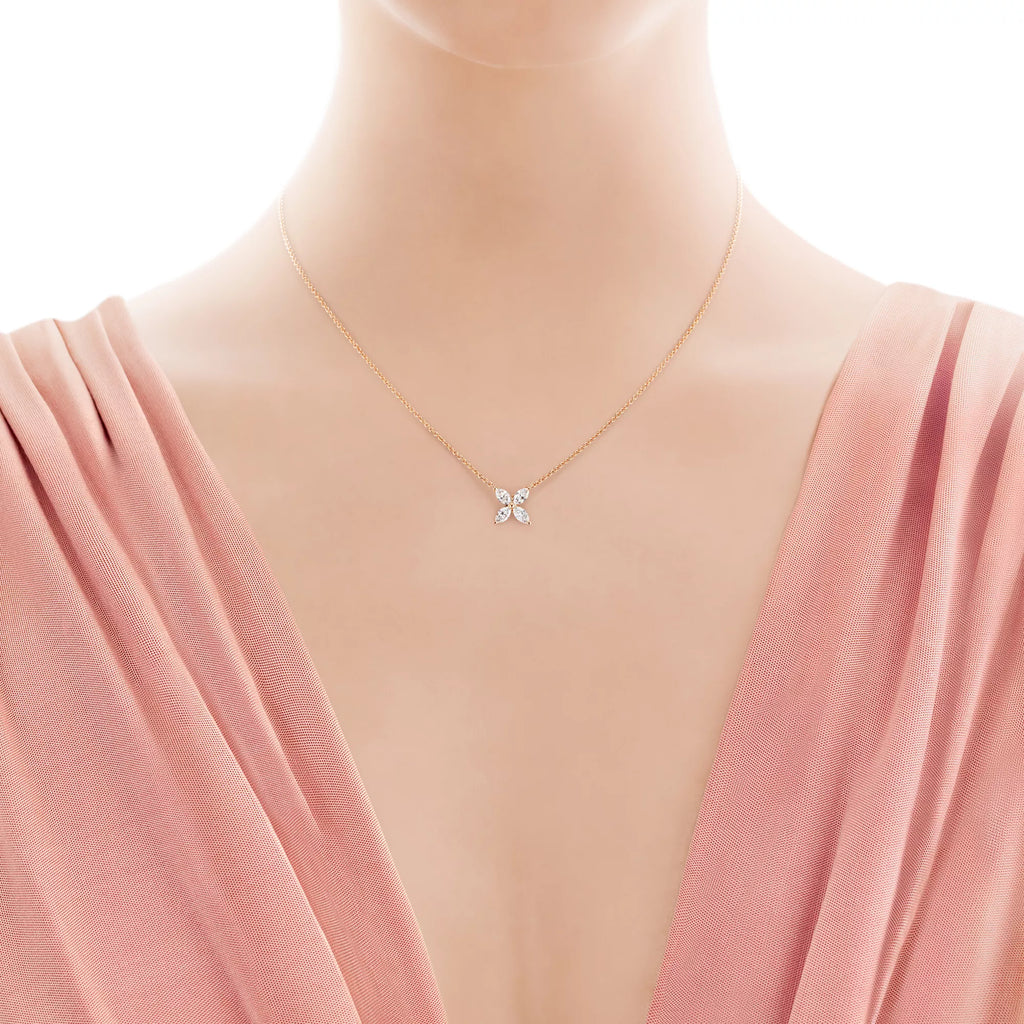 Carave Paris Petite Butterfly Solitaire Pendant Necklace