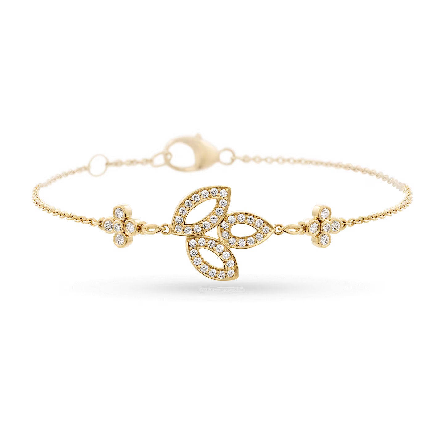 Carave Paris Lily Floral Diamond Bracelet