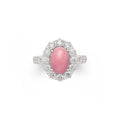 Carave Paris Pink Gemstone Halo Ring