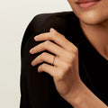 Carave Paris Pink Sapphire Bar Band Ring