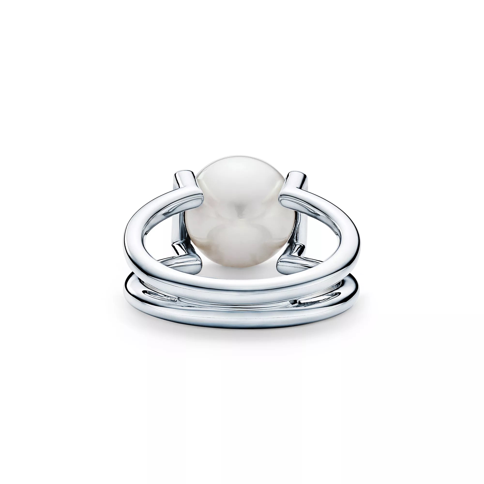 Carave Paris Modern Pearl Sculptural Ring