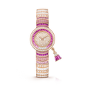 Carave Paris Pink Sapphire Diamond Charm Watch