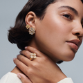 Carave Paris Quatrefoil Bloom Signet Ring