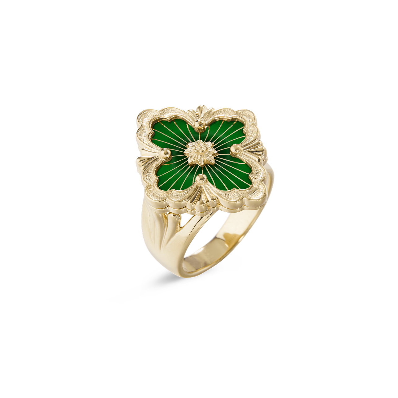 Carave Paris Quatrefoil Bloom Signet Ring