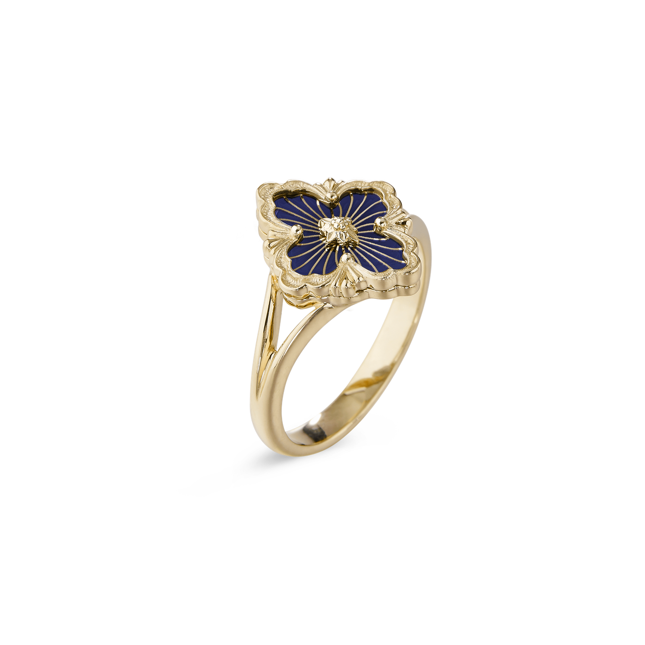 Carave Paris Quatrefoil Bloom Signet Ring