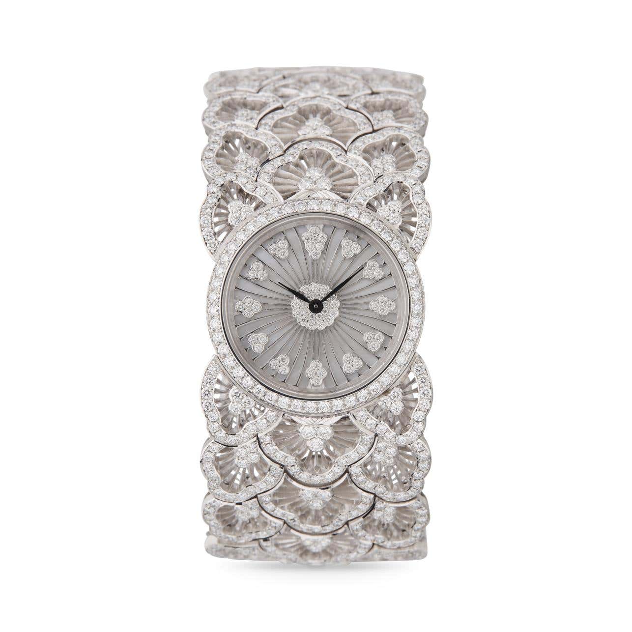 Carave Paris Radiant Floral Diamond Bracelet Watch