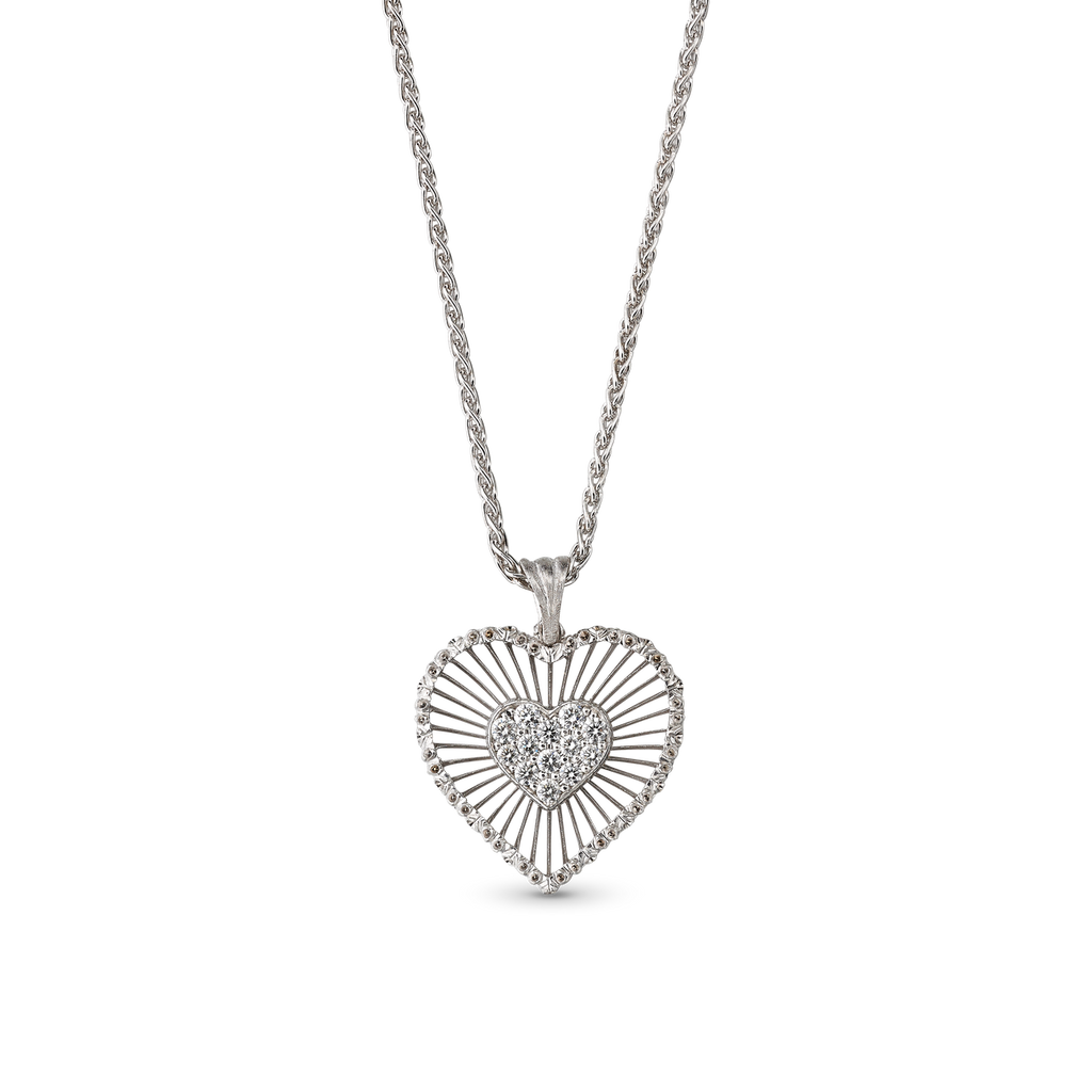 Carave Paris Radiant Heart Pendant Necklace