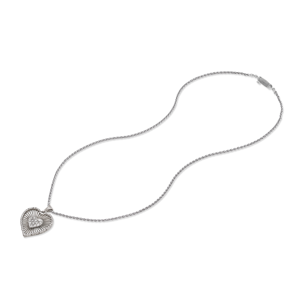 Carave Paris Radiant Heart Pendant Necklace