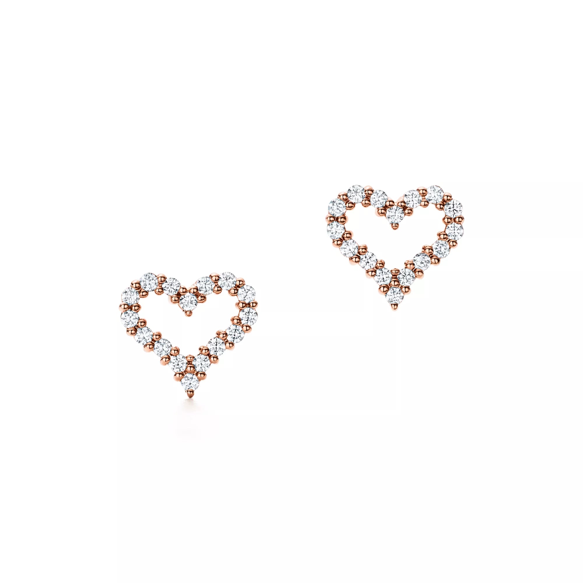 Carave Paris Radiant Heart Stud Earrings