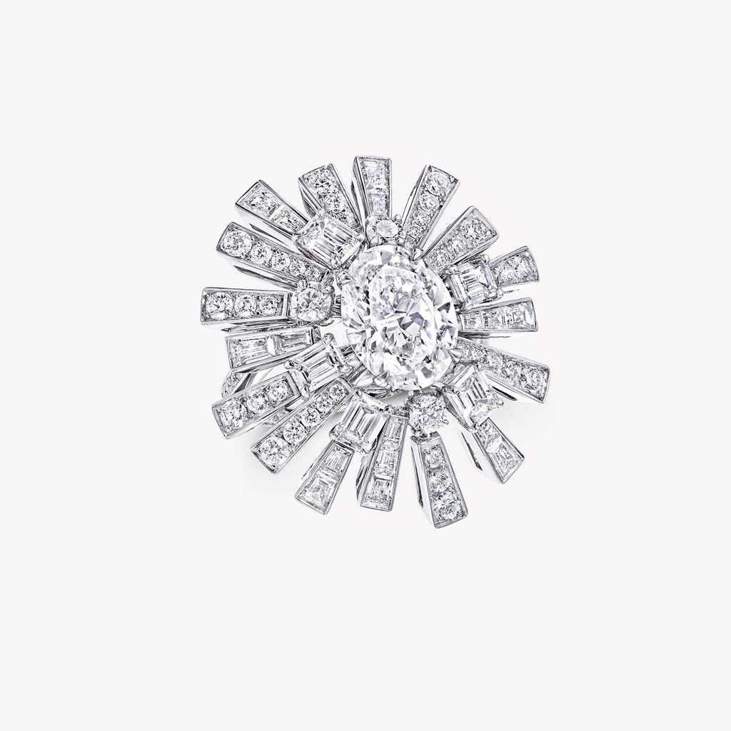 Carave Paris Radiant Starburst Diamond Ring