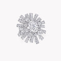 Carave Paris Radiant Starburst Diamond Ring