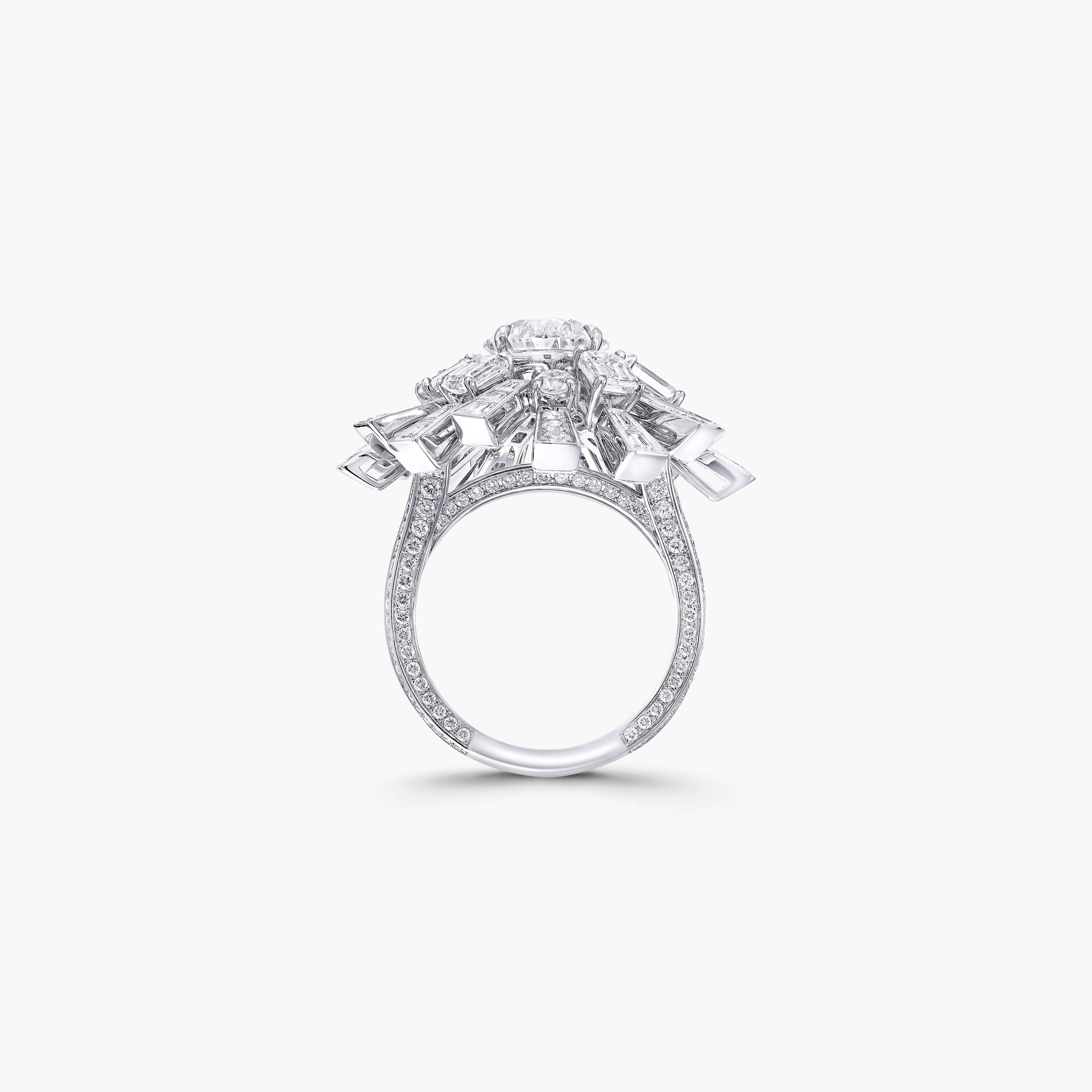 Carave Paris Radiant Starburst Diamond Ring
