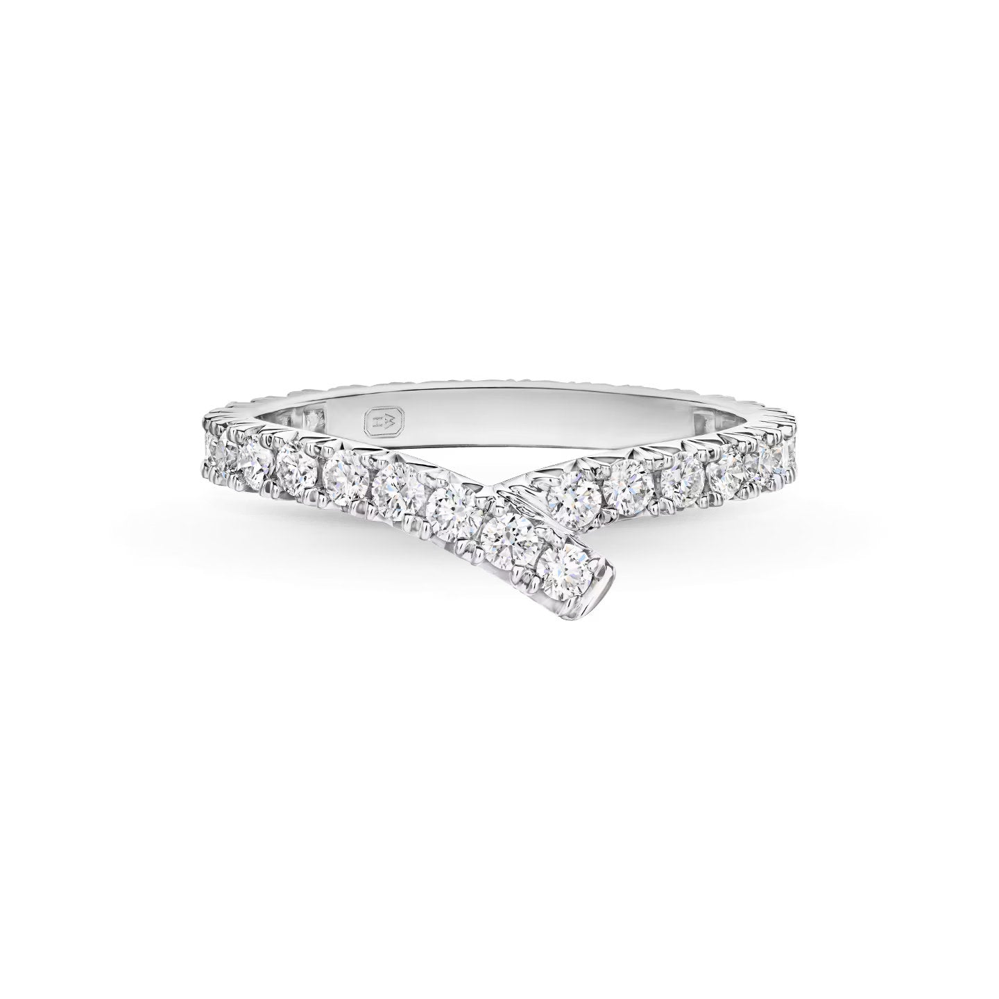 Carave Paris Ribbon Diamond Wedding Band