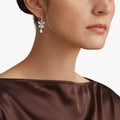 Carave Paris Rose Gold Butterfly Drop Earrings