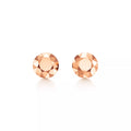 Carave Paris Rose Gold Faceted Crystal Stud Earrings