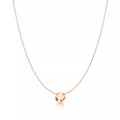 Carave Paris Faceted Disc Solitaire Necklace