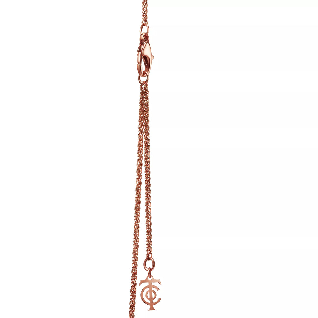 Carave Paris Silver Knot Key Pendant Necklace