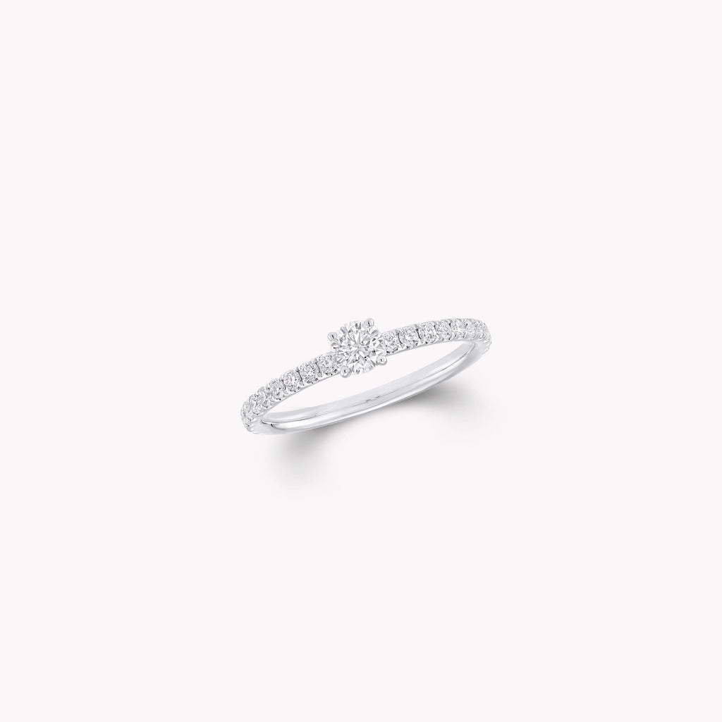 Carave Paris Round Brilliant Diamond Solitaire Engagement Ring