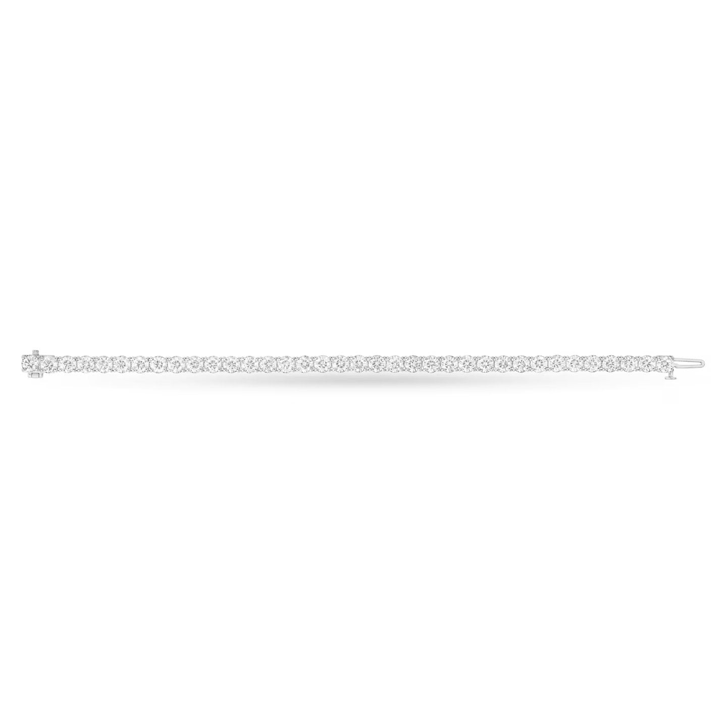 Carave Paris Round Brilliant Diamond Tennis Bracelet