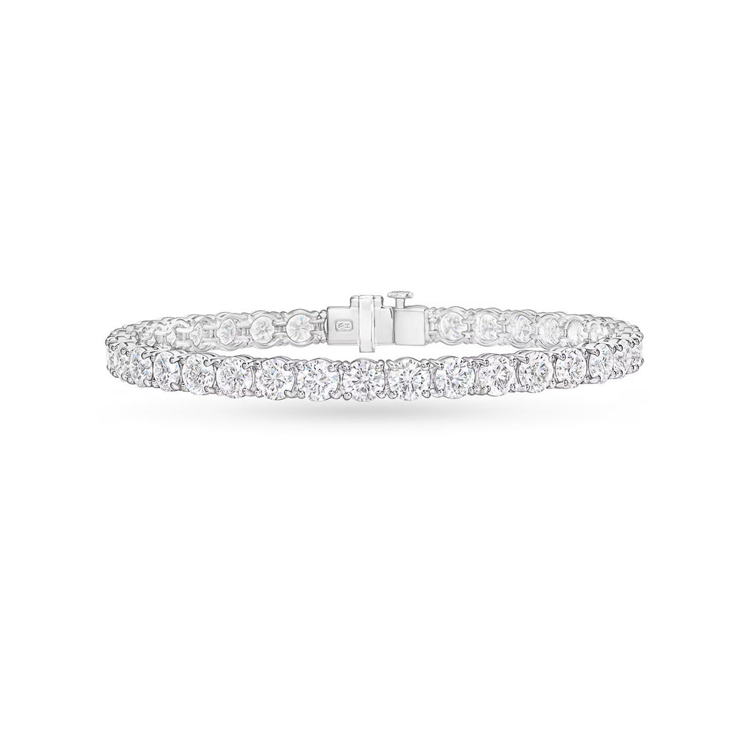 Carave Paris Round Brilliant Diamond Tennis Bracelet