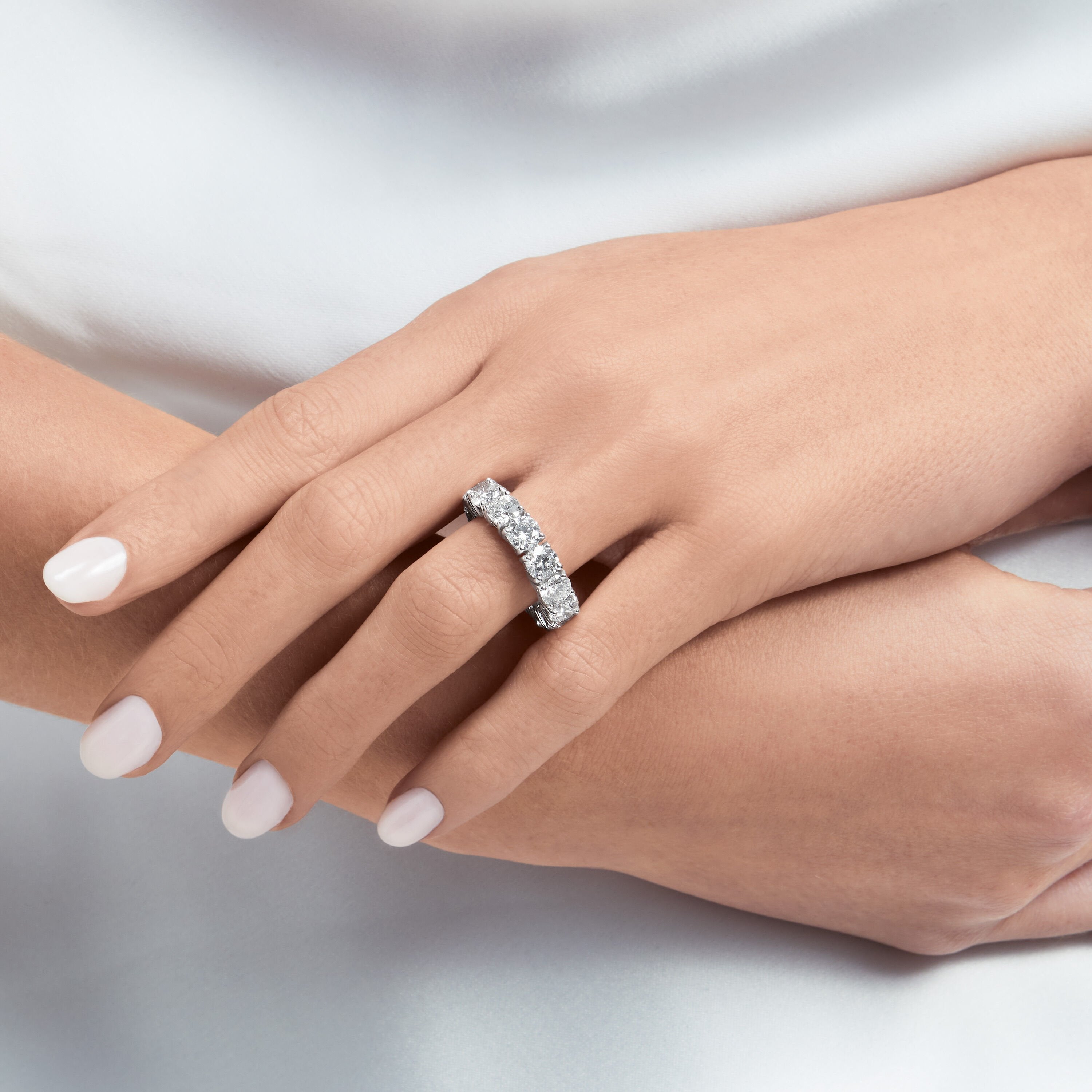 Carave Paris Round Diamond Eternity Band Ring