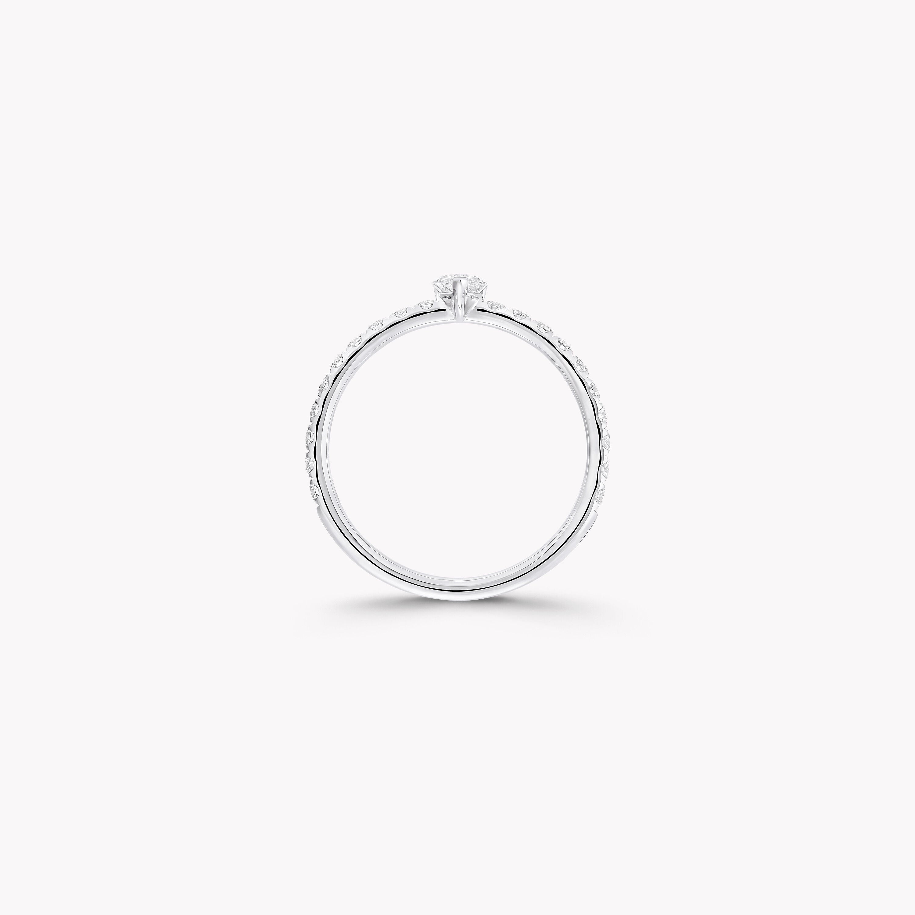 Carave Paris Round Diamond Open Bypass Ring