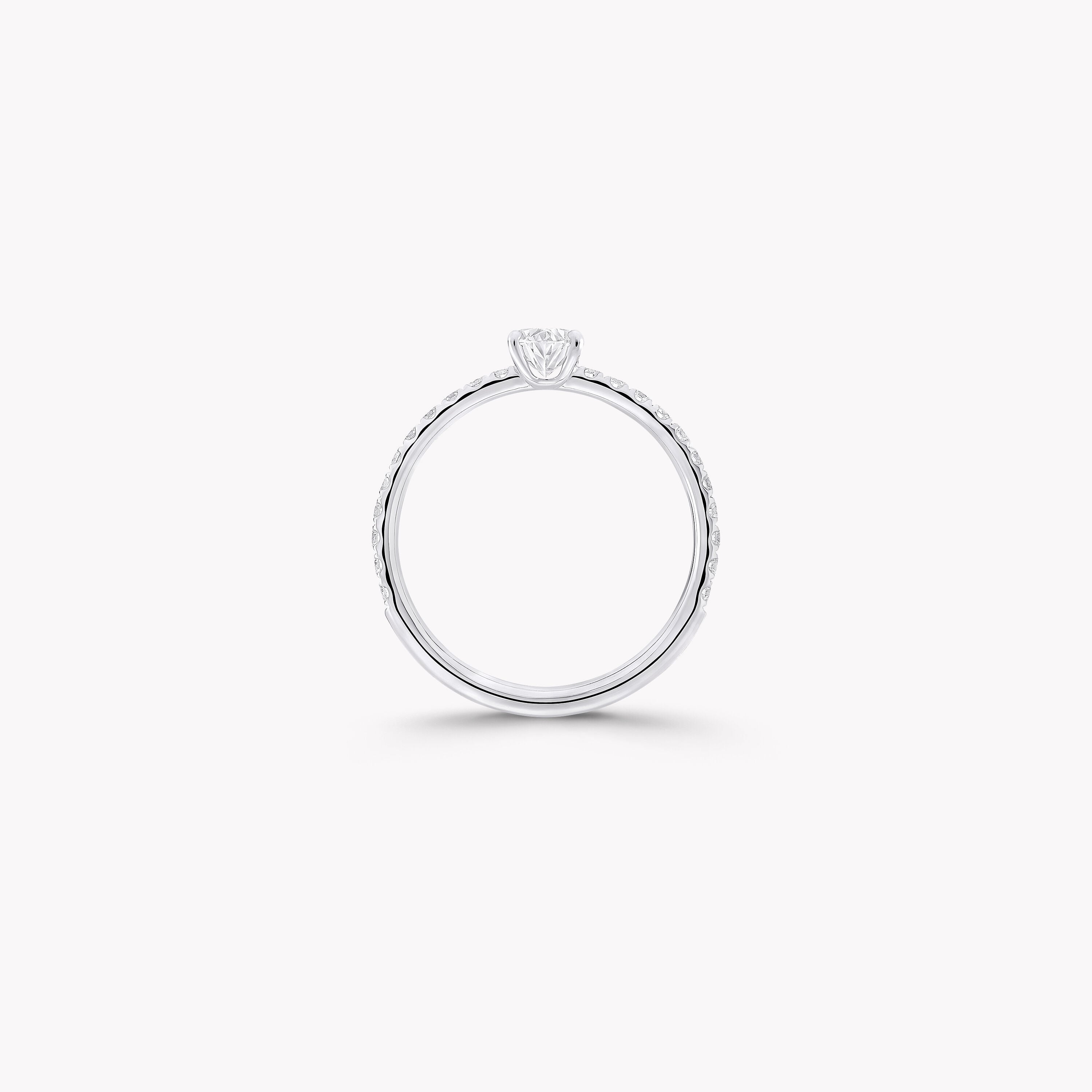 Carave Paris Round Diamond Solitaire Ring