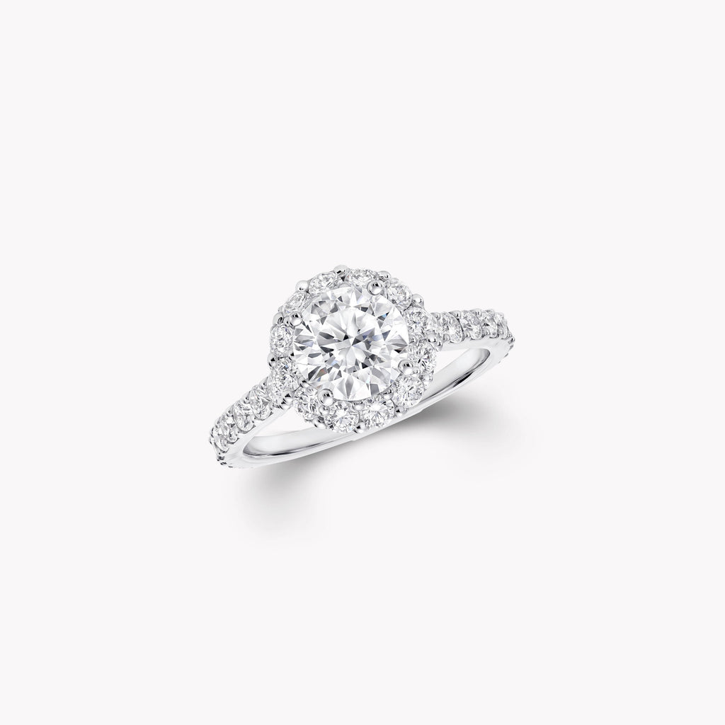 Carave Paris Round Brilliant Halo Engagement Ring