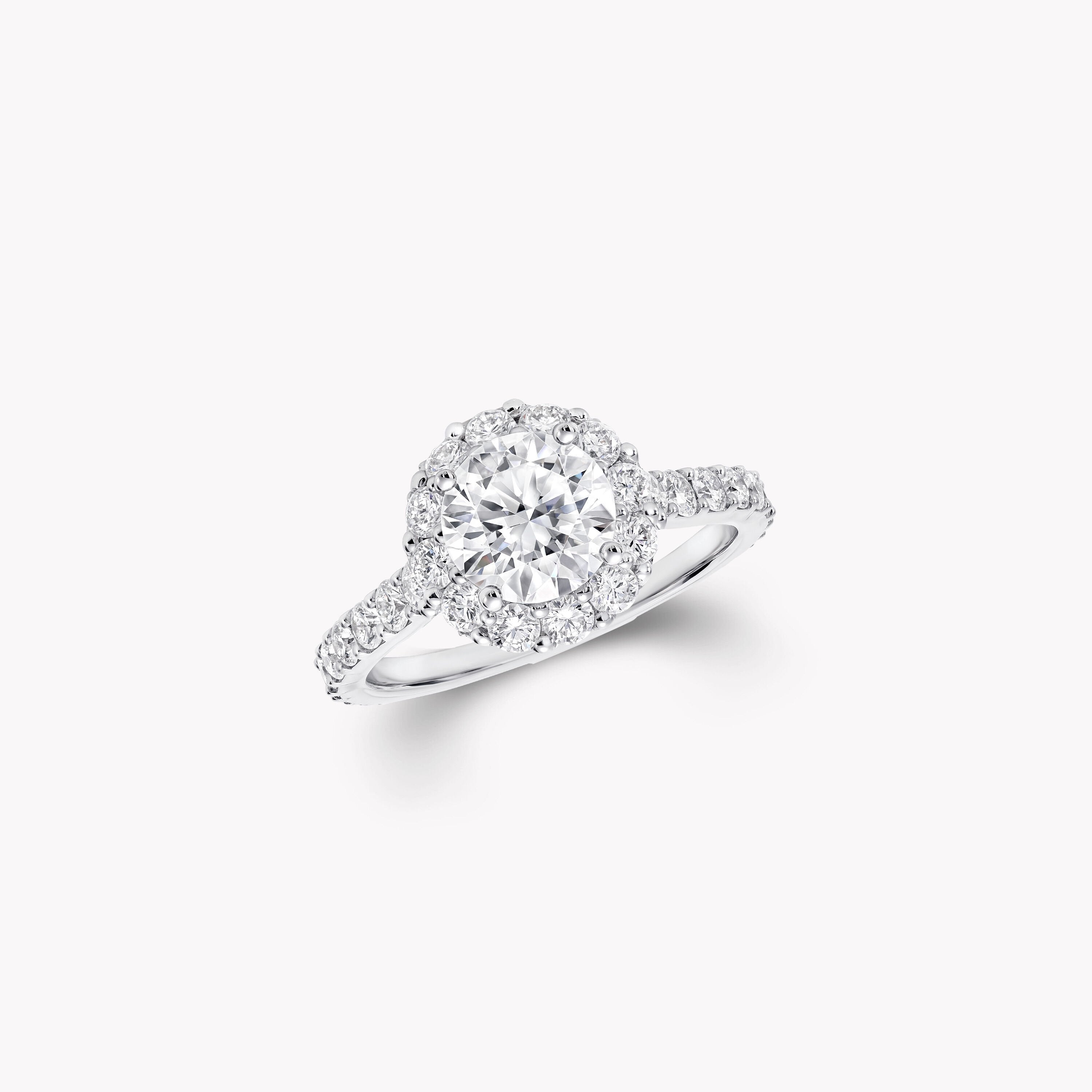 Carave Paris Round Brilliant Halo Engagement Ring