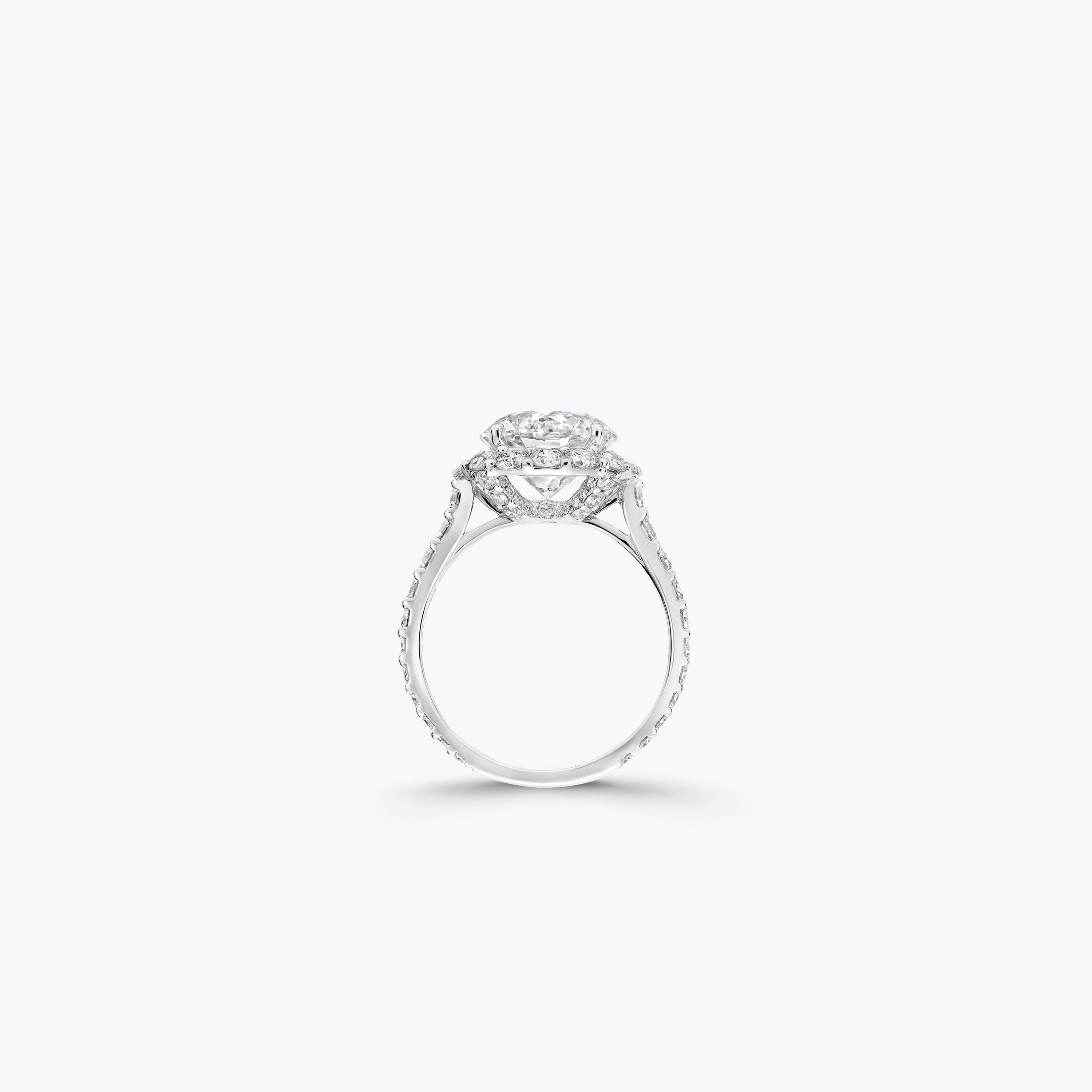 Carave Paris Round Brilliant Halo Engagement Ring