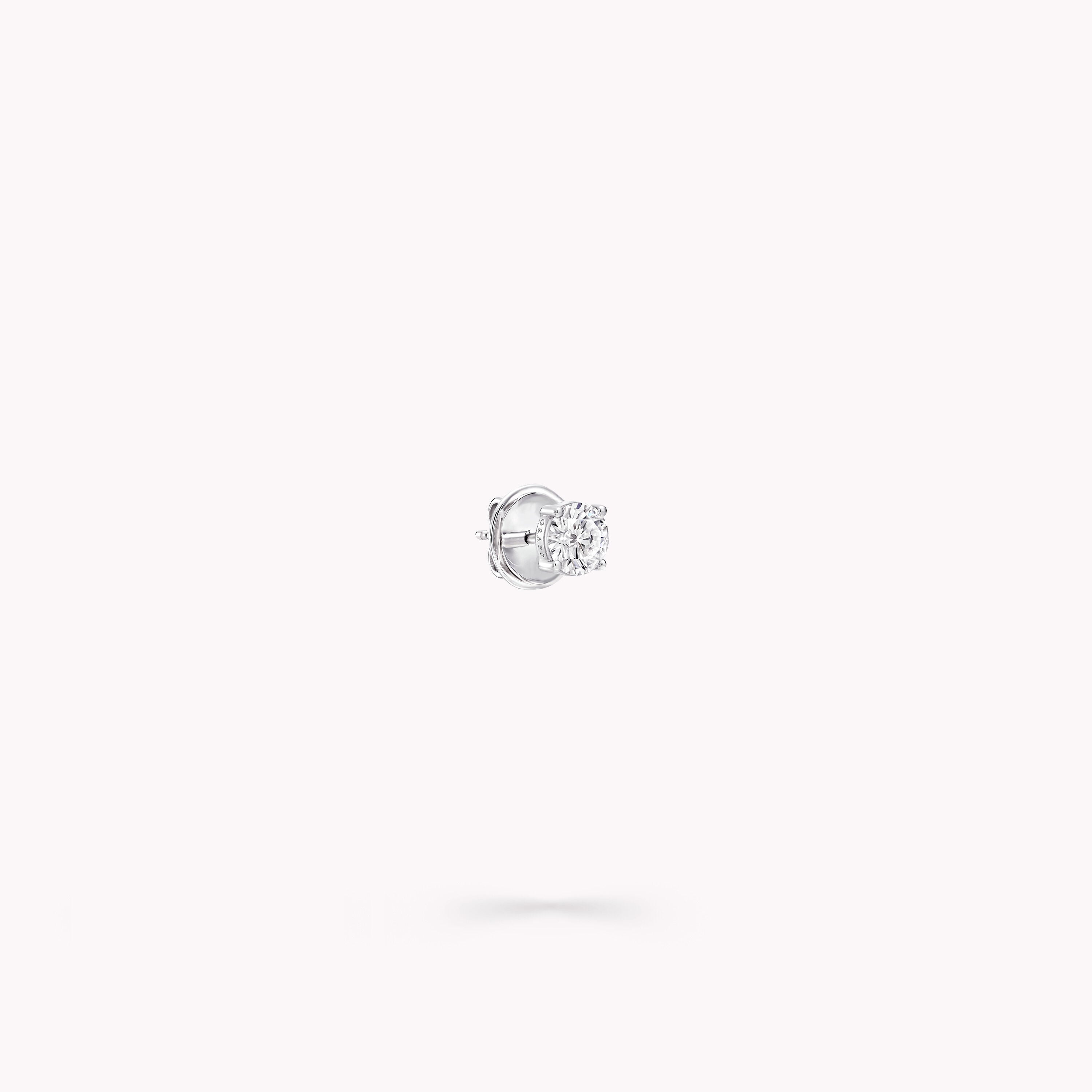 Carave Paris Round Solitaire Diamond Stud Earrings