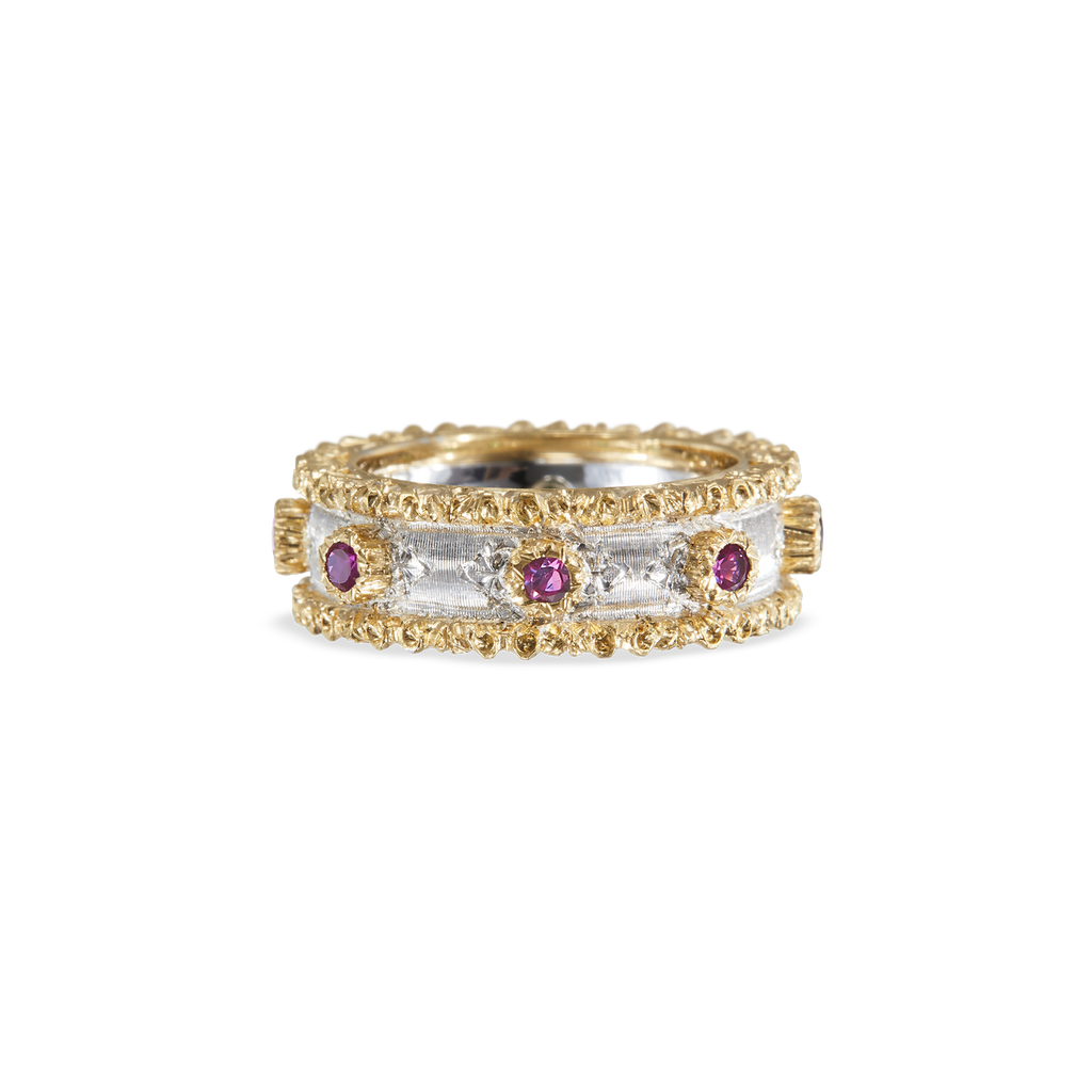 Carave Paris Royal Sapphire Textured Eternity Ring