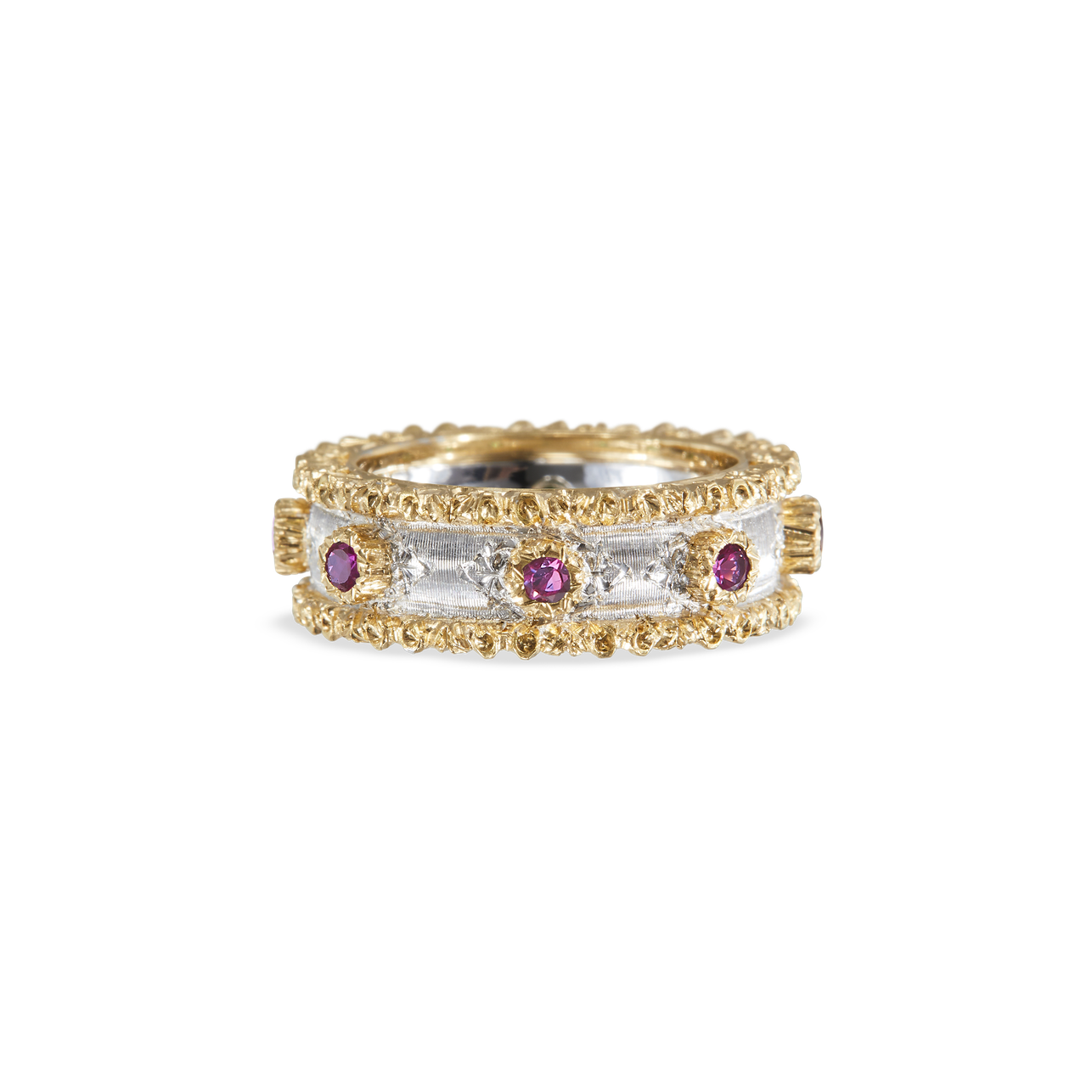 Carave Paris Royal Sapphire Textured Eternity Ring