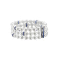 Carave Paris Sapphire & Pearl Multi-Strand Bracelet