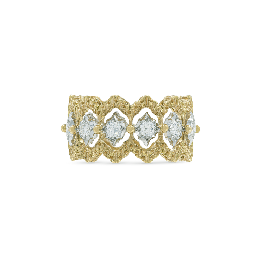 Carave Paris Scalloped Diamond Eternity Band Ring