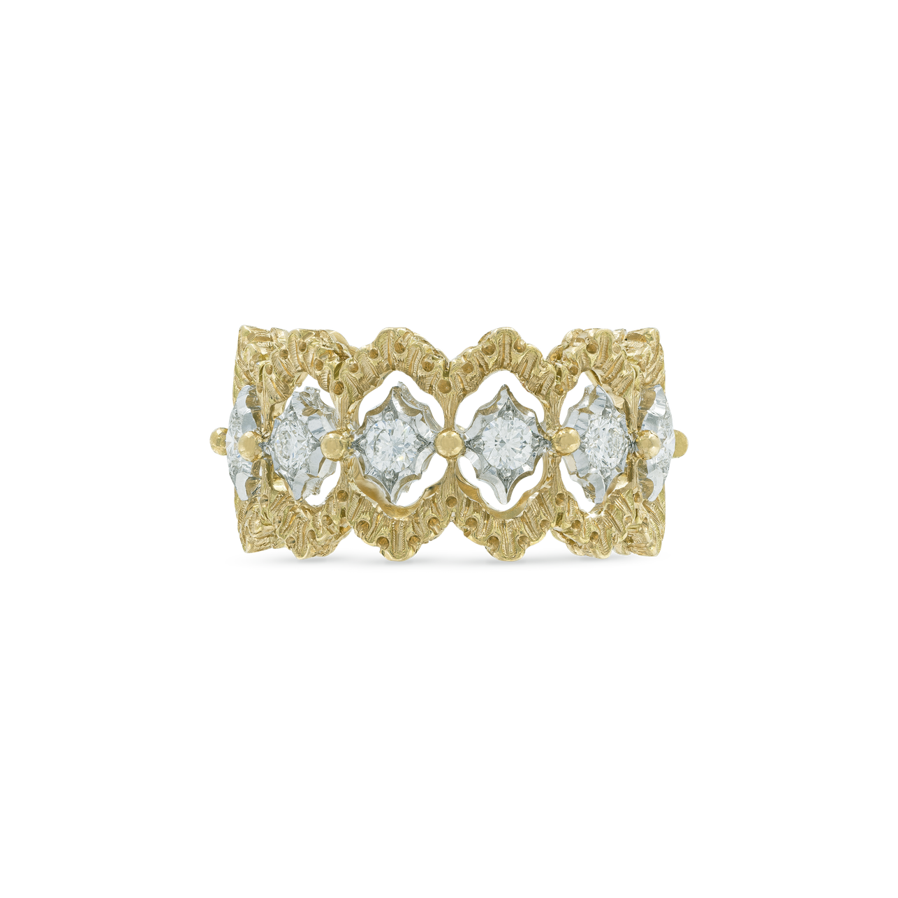 Carave Paris Scalloped Diamond Eternity Band Ring